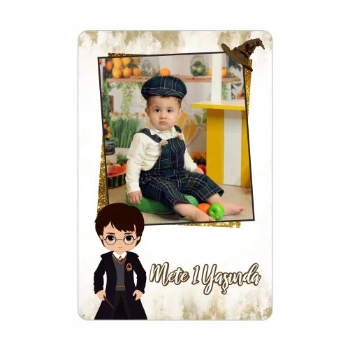 Harry Potter Temalı Doğum Günü Magneti